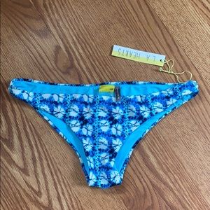 L.A. Hearts blue Tie Dye Bikini Bottoms